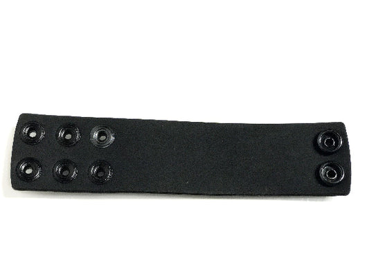 Boneyard 1.5inch Silicone Ball Strap - 3 Snap - Black