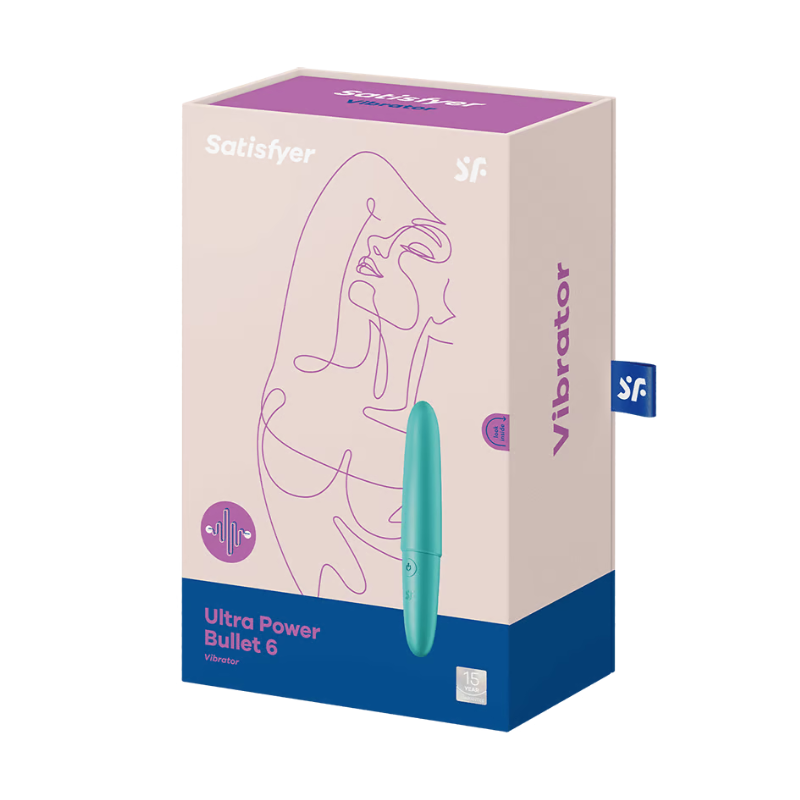 Satisfyer Ultra Power Bullet 6 Vibrator - Turquoise