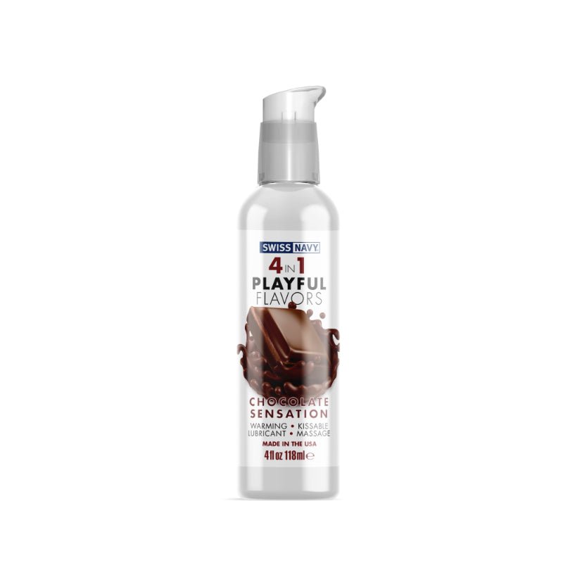 Playful Flavours 4in1 Chocolate Sensation 4oz Lubricant