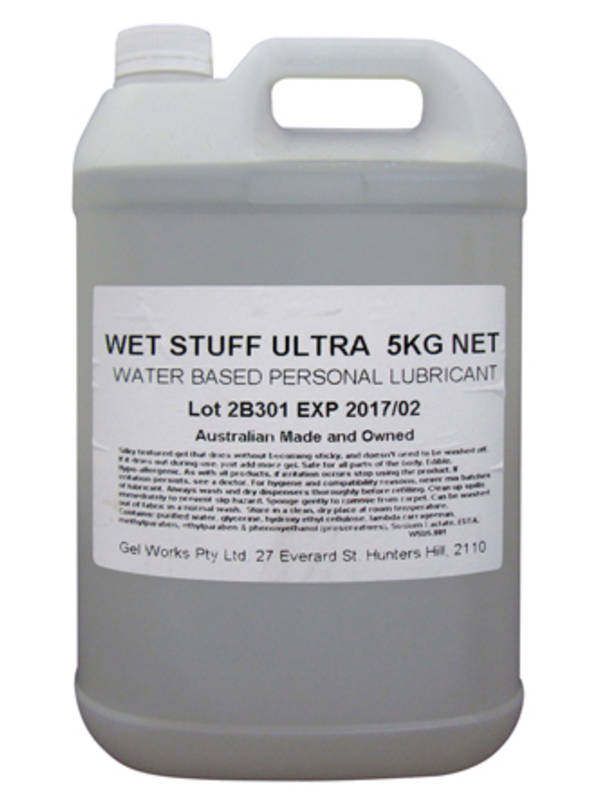 Wet Stuff Ultra Waterbased Personal Lubricant - Bottle (5kg)