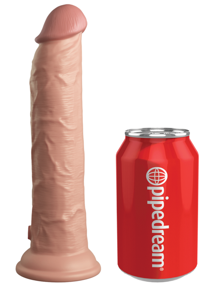 King Cock Elite 9 in. Silicone Dual Density Cock Light