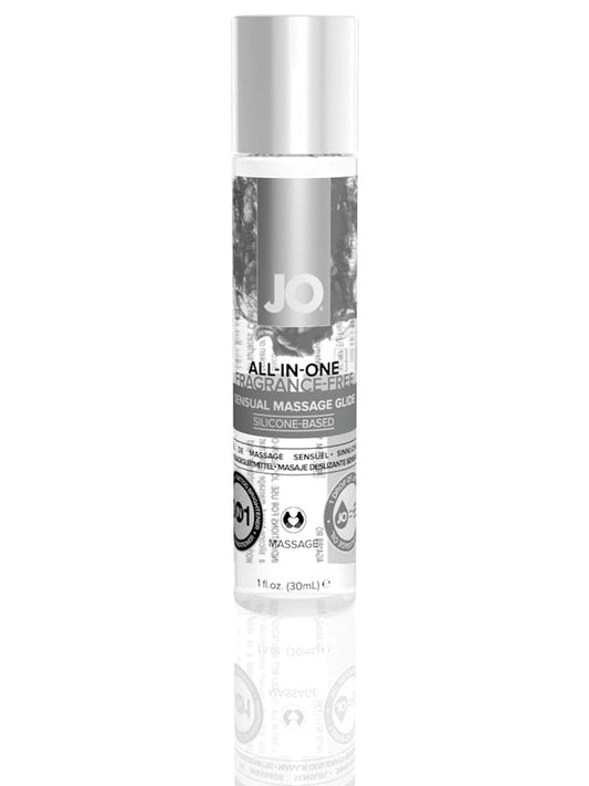 JO Unscented Massage Oil Transparent