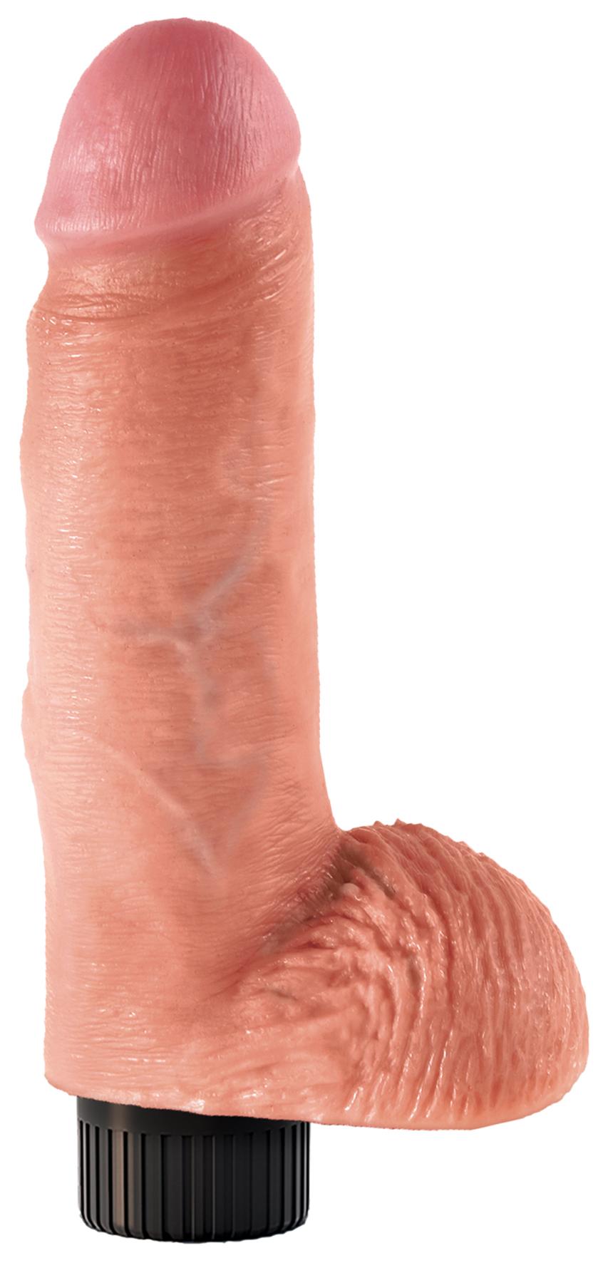 King Cock 7'' Vibrating Cock with Balls