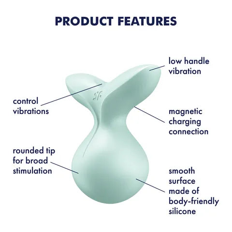 Satisfyer Viva La Vulva 3 Vibrator Stimulator - Mint