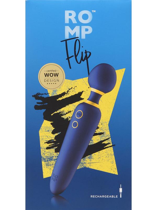 ROMP Flip - Cordless Rechargeable & Waterproof Vibrating Massage Wand