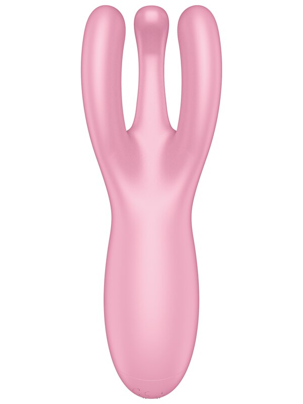 Satisfyer Threesome 4 App Control Stimulator - Pink