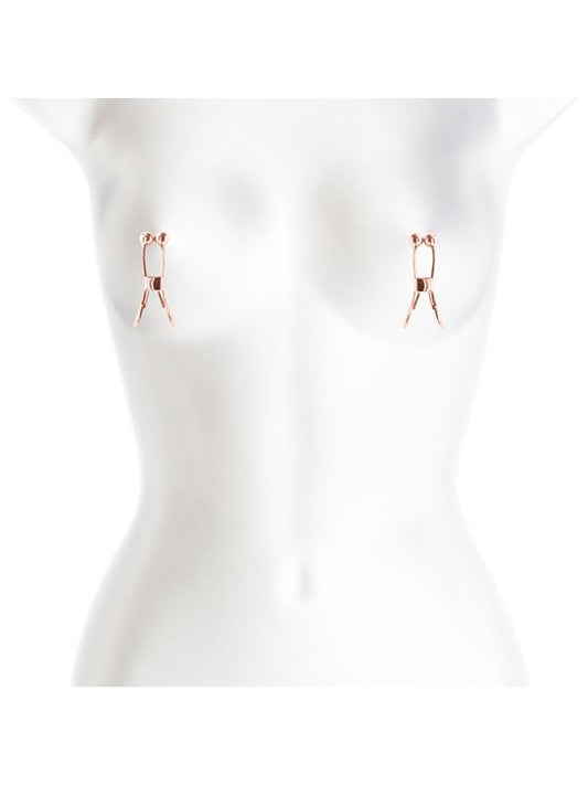 Bound Nipple Clamps - C1 - Rose Gold - Rose Gold Nipple Clamps - Set of 2