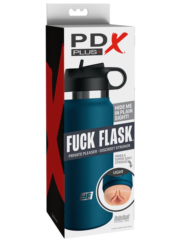 PDX Plus Fuck Flask - Private Pleaser - Flesh Discreet Vagina Stroker