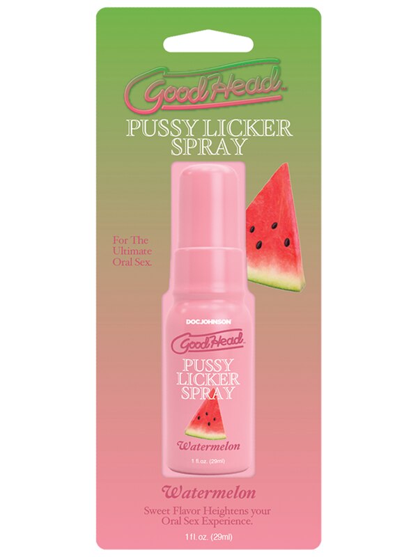 GoodHead Pussy Licker Spray - Watermelon - Watermelon Flavoured Spray - 29 ml Bottle