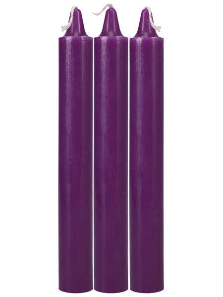 Japanese Drip Candles 3 Pack - Red