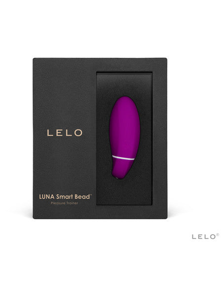 Lelo Luna Smart Bead 5 Vibration Levels Touch Sensor Smooth Silicone 100% Waterproof - Pink