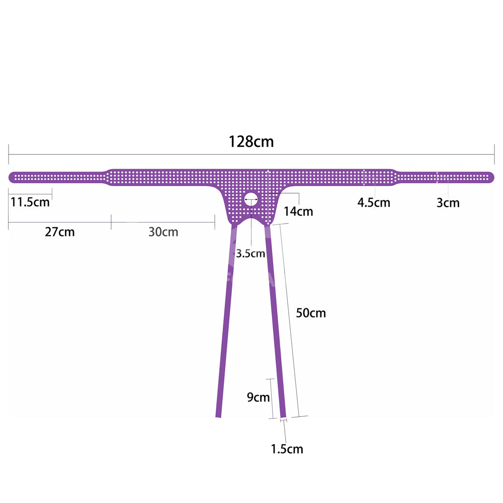Ingen Easy Strap-On Harness - Purple Adjustable Strap-On Harness (No Probe Included)