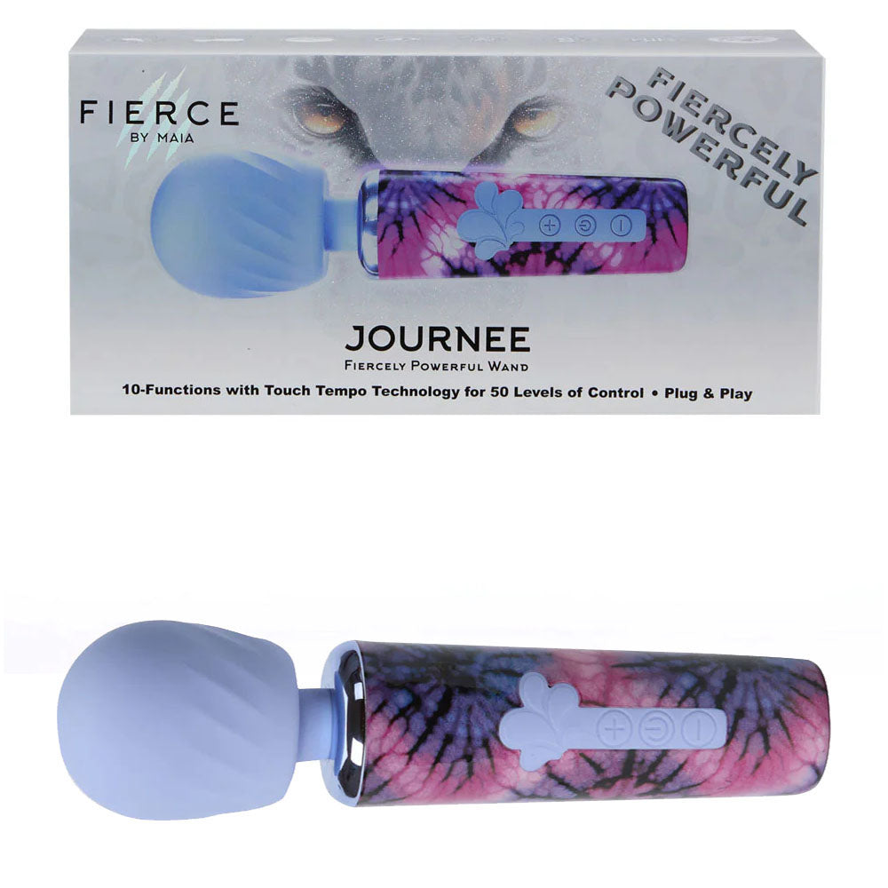 Maia JOURNEE Wand - Purple 15.9 cm USB Rechargeable Massage Wand