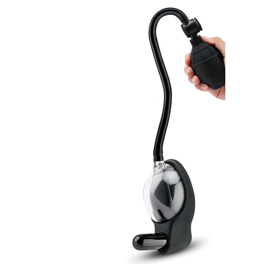 Size Up Vibrating Mini Pussy & Clitoral Pump - Clear USB Rechargeable Vibrating Vaginal and Clitoral Pump