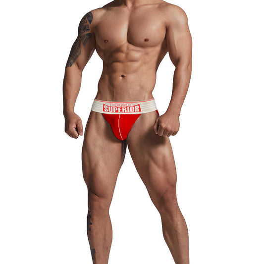 Club Jox Superior Red with White Line Jockstrap