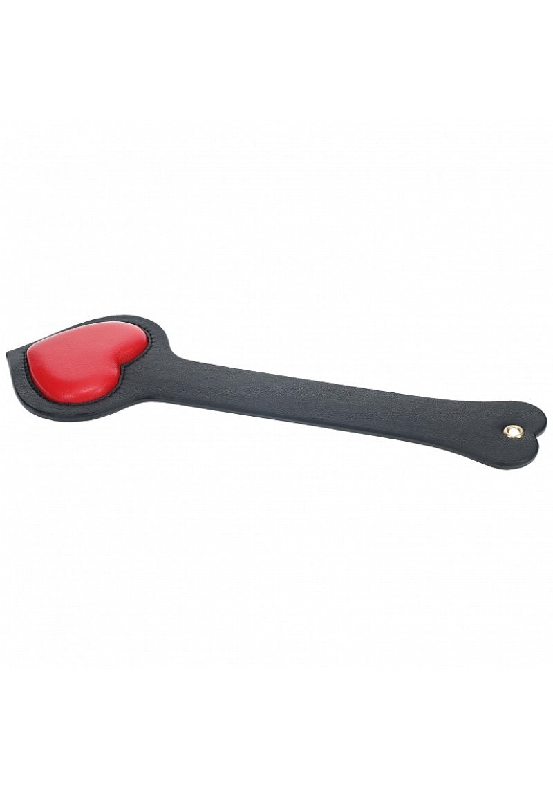 OUCH! Milan Collection - Paddle - Black/Red Heart Paddle