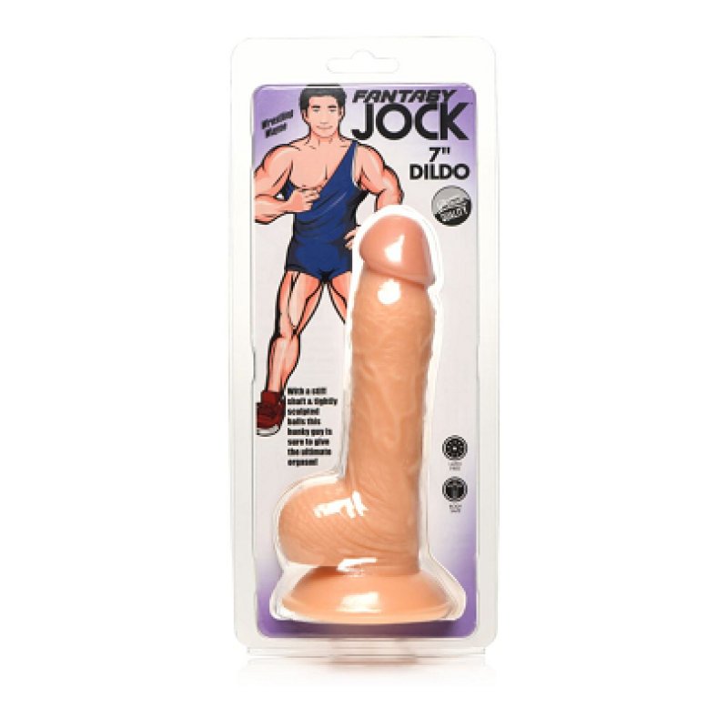 Fantasy JOCK Wrestling Wayne 7" Light Dildo with Balls
