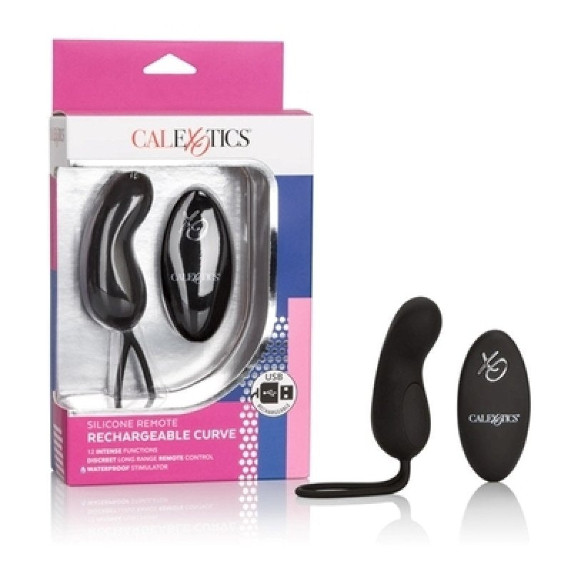 Silicone Remote Rechargeable Curve (Black)