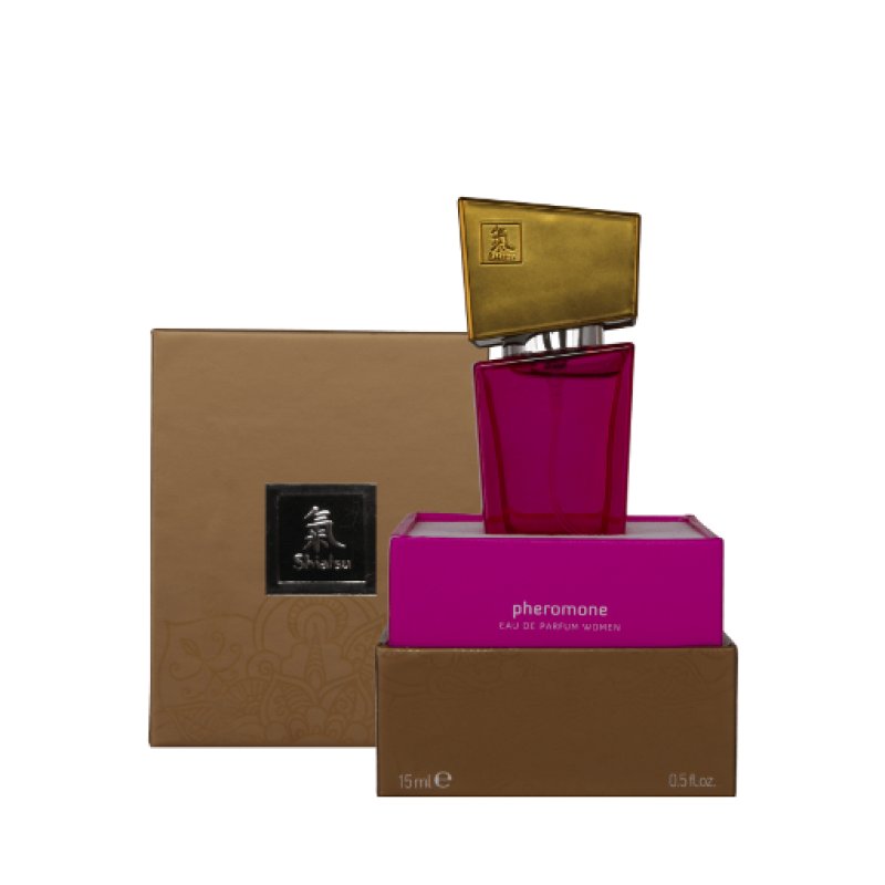 Shiatsu Pheromone Eau De Parfum Women - Pink - Pheromone Fragrance for Women - 15 ml
