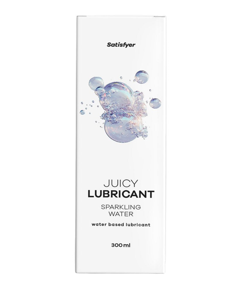 Satisfyer Juicy Lubricant 300 ml Sparkling Water - Tingling Water Based Lubricant - 300 ml Bottle