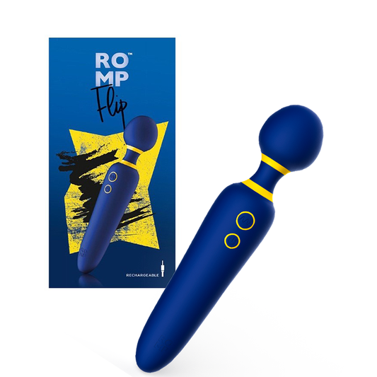 ROMP Flip - Cordless Rechargeable & Waterproof Vibrating Massage Wand