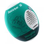 Satisfyer Masturbator Egg - Naughty - White Stroker Sleeve