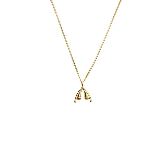Womanizer Gold Clitoris Necklace
