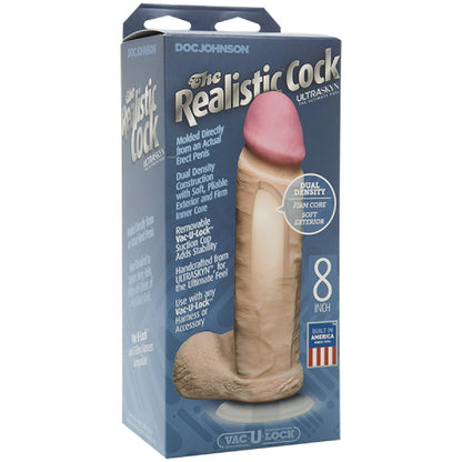 The Realistic Ur3 Cock 8" (Flesh)