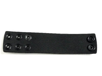 Boneyard 1.5inch Silicone Ball Strap - 3 Snap - Black