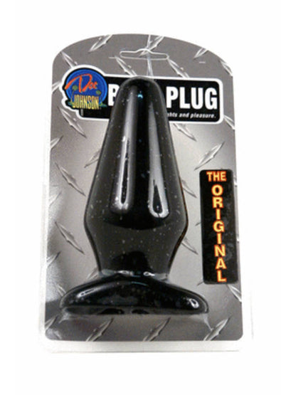 Classic Butt Plug Black 15.3 cm (6'') Large Smooth