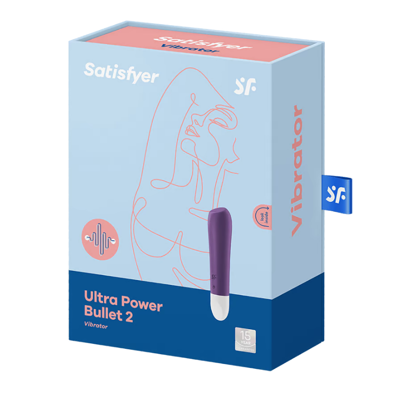 Satisfyer Ultra Power Bullet 2 Powerful Vibrator - Violet
