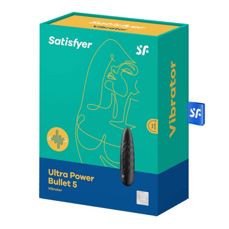 Satisfyer Ultra Power Bullet 5 Powerful Vibrator - Black