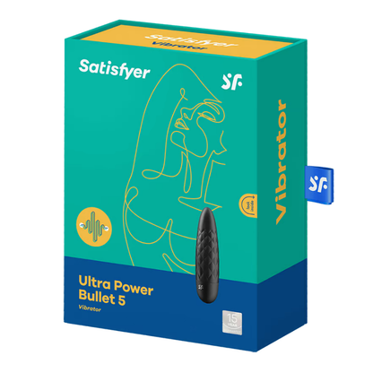 Satisfyer Ultra Power Bullet 5 Powerful Vibrator - Black
