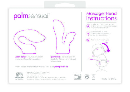 PalmSensual Massager Heads (For use with Palm Power)
