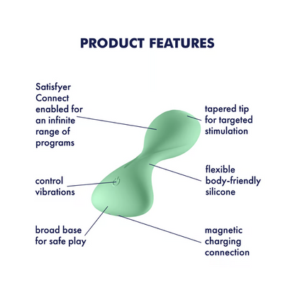Satisfyer Trendsetter Connect App Vibrator - Light Green