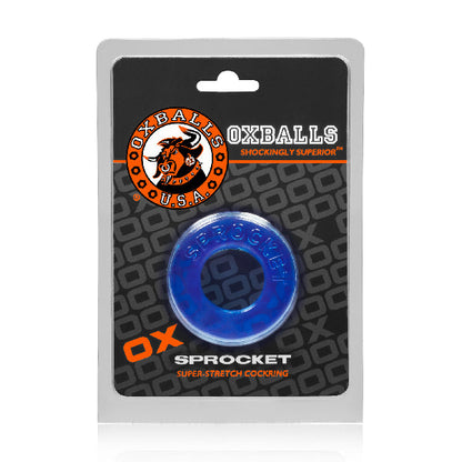 Oxballs Sprocket Cockring Ice Blue