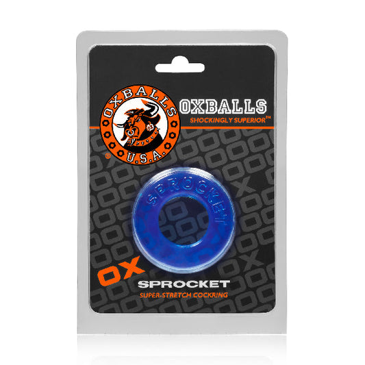 Oxballs Sprocket Cockring Ice Blue