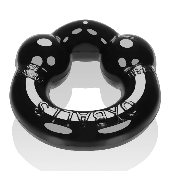 Ultraballs 2 Pack Cockring Black And Clear