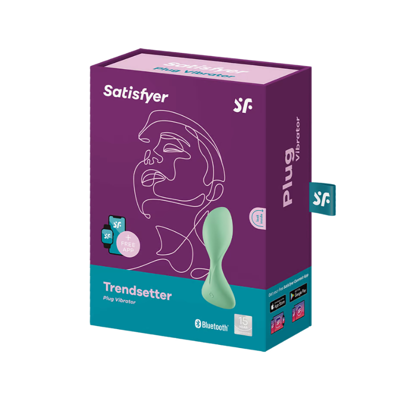 Satisfyer Trendsetter Connect App Vibrator - Light Green