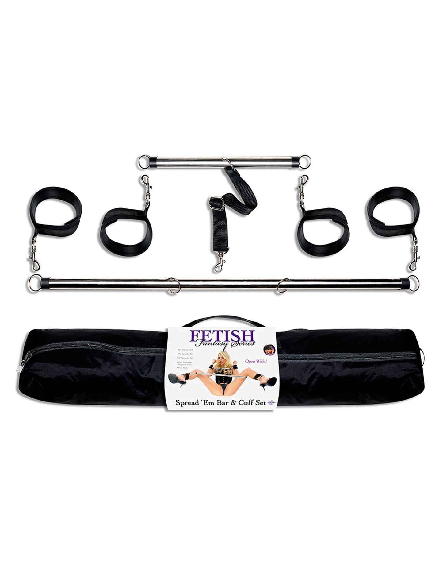 Fetish Fantasy Series Spread 'em Bar & Cuff Set