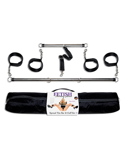 Fetish Fantasy Series Spread 'em Bar & Cuff Set