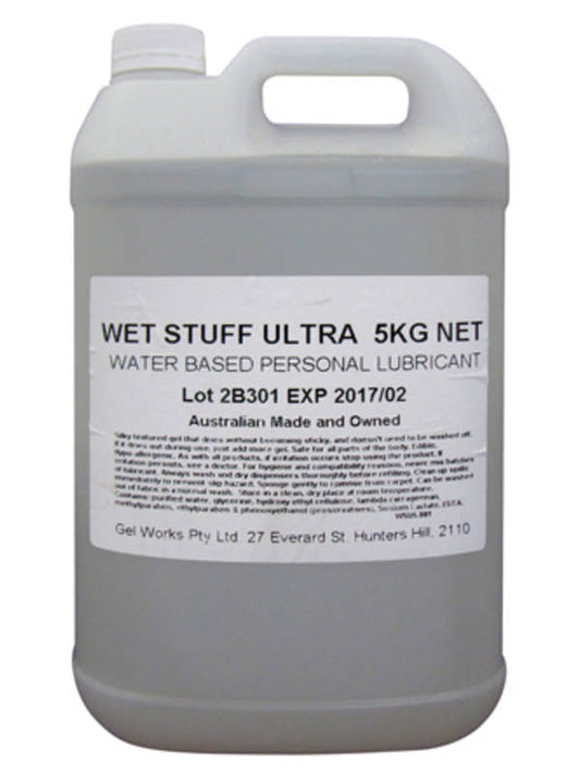 Wet Stuff Ultra Waterbased Personal Lubricant - Bottle (5kg)