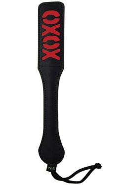 Sex & Mischief XOXO Paddle - Black - Black Paddle