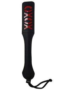 Sex & Mischief XOXO Paddle - Black - Black Paddle