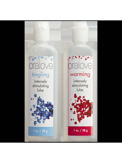Oralove Dynamic Duo Lickable Lubes - Warming & Tingling