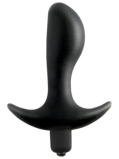 Anal Fantasy Collection Vibrating Perfect Plug - Black 9 cm (3.5'') Vibrating Butt Plug