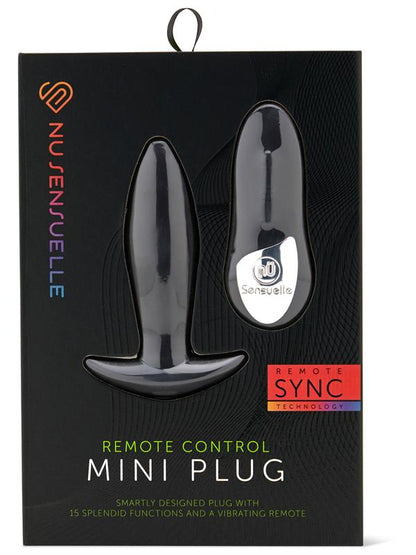 NU Sensuelle Mini Plug 15 Function Black