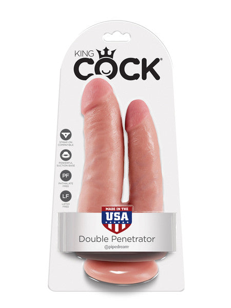 King Cock - Double Penetrator Flesh Dildo