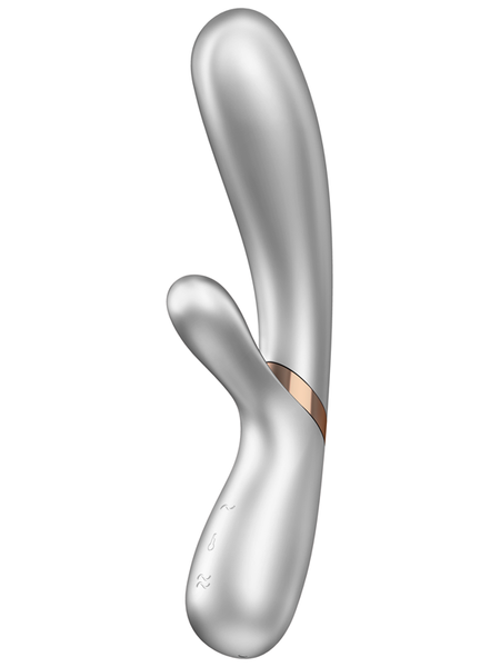 Satisfyer Hot Lover Silver/Champagne Incl. Bluetooth And App Rabbit Vibrator