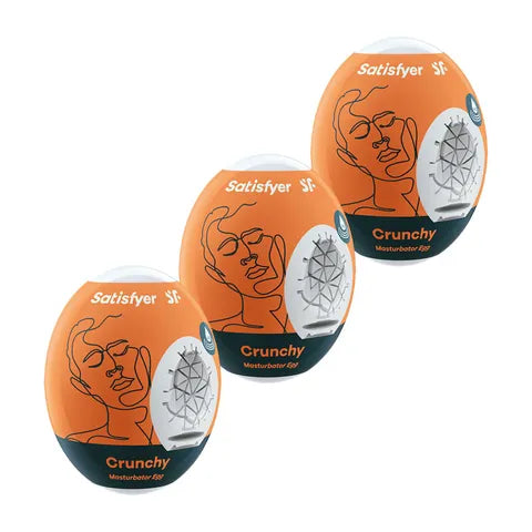 Satisfyer Masturbator Eggs 3-Pack - Riffle